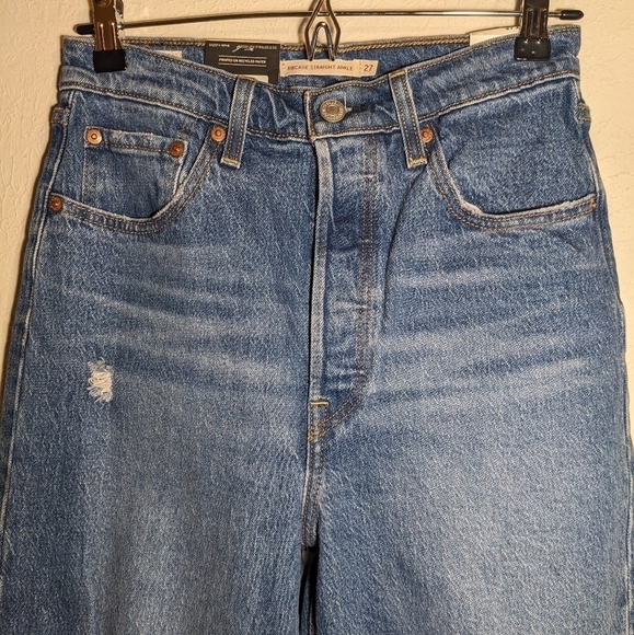 Levi's® Premium Ribcage Straight Ankle jeans - Picture 6 of 12